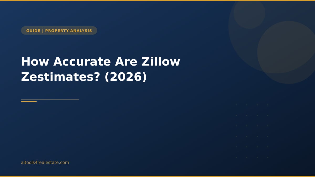 How Accurate Are Zillow Zestimates? (2026)